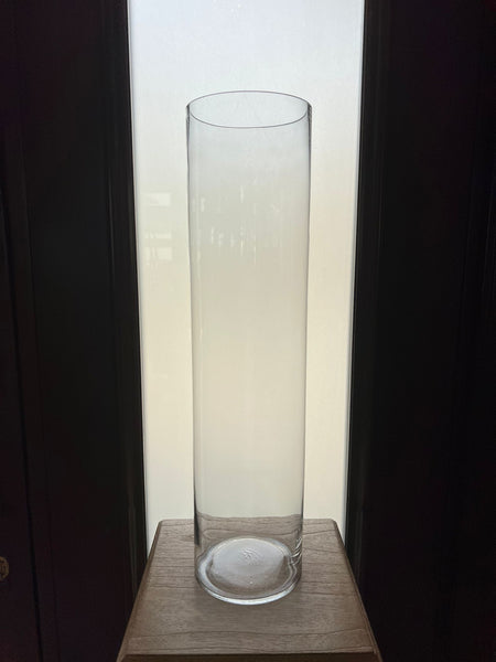 Cylinder Clear Vase 15x60cm