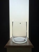 Cylinder Clear Vase 20x25cm