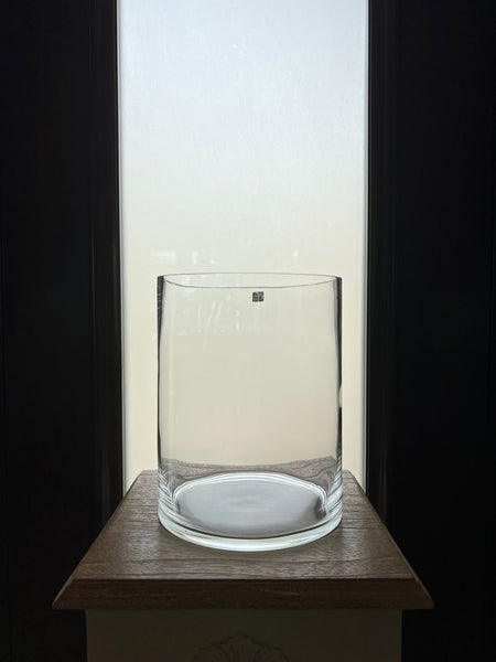 Cylinder Clear Vase 20x25cm