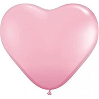 Heart Pink 6 inches Helium